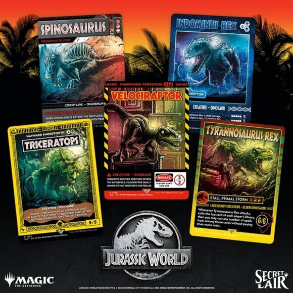 Welcome to Jurassic World: Life Breaks Free Secret Lair Drop Series 🌸